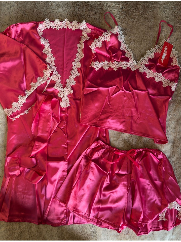 Conjunto Lencería 3 Piezas 2