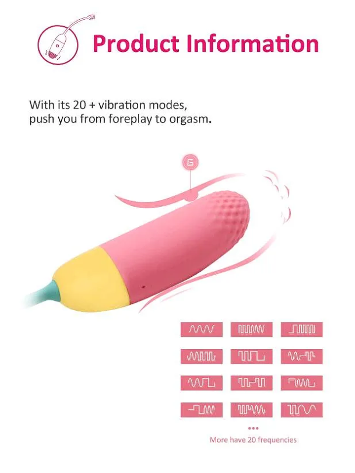 Huevo Vibrador Magic Vini Lite Recargable 3