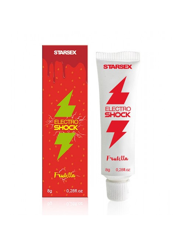 Gel Excitante Electro Shock Frutilla 1