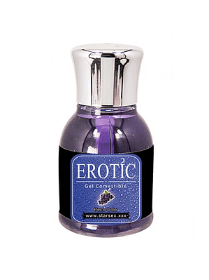 Gel comestible Erotic Uva 30 ml.