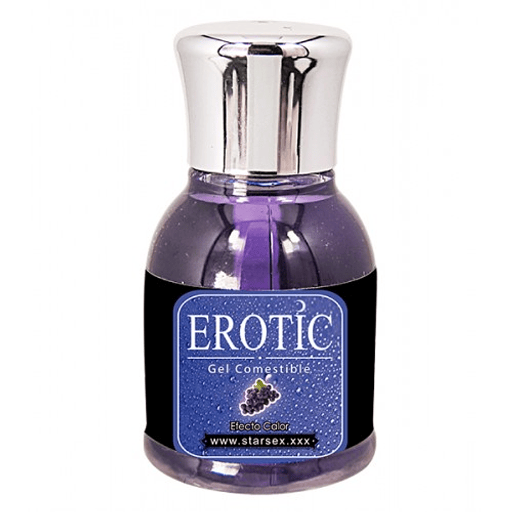 Gel comestible Erotic Uva 30 ml. 1