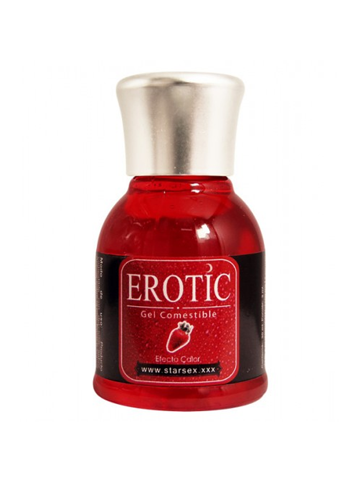 Gel comestible Erotic Frutilla 30 ml 1
