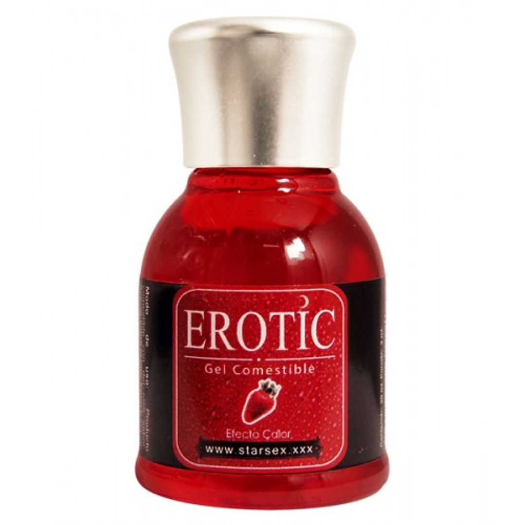 Gel comestible Erotic Frutilla 30 ml 1