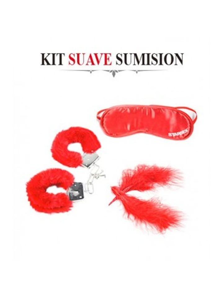 Kit Suave Sumisión Esposa-Cegadera-Plumas 1