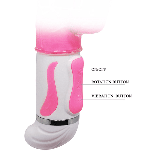 Vibrador 12 Speed con rotación