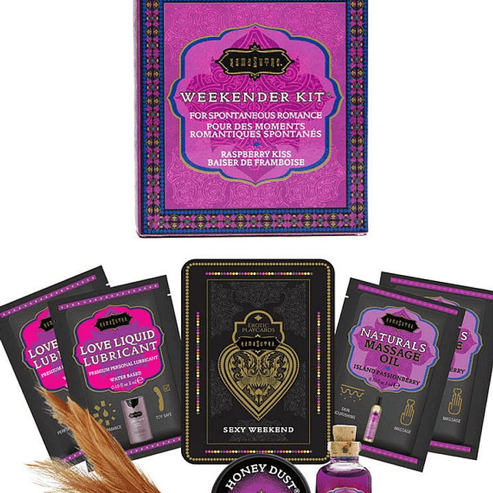 Kit kamasutra Weekender sabores 4