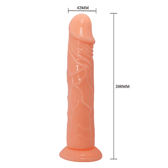 DILDO PVC CON BASE DE SUCCIÓN