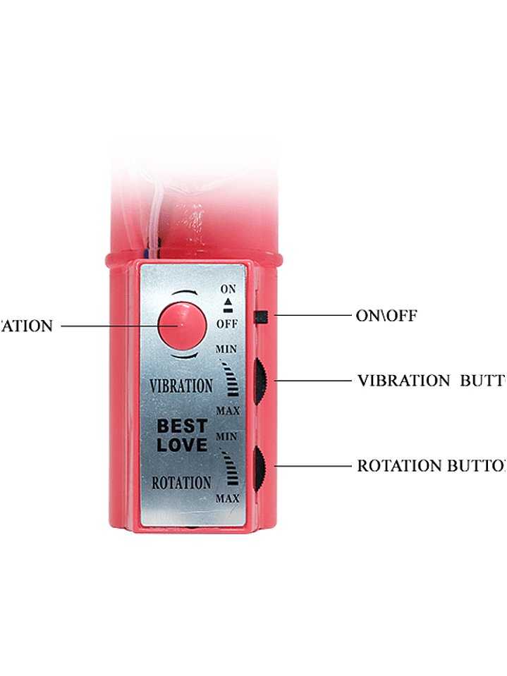 Vibrador TPR Rotador Velocidad variable 2