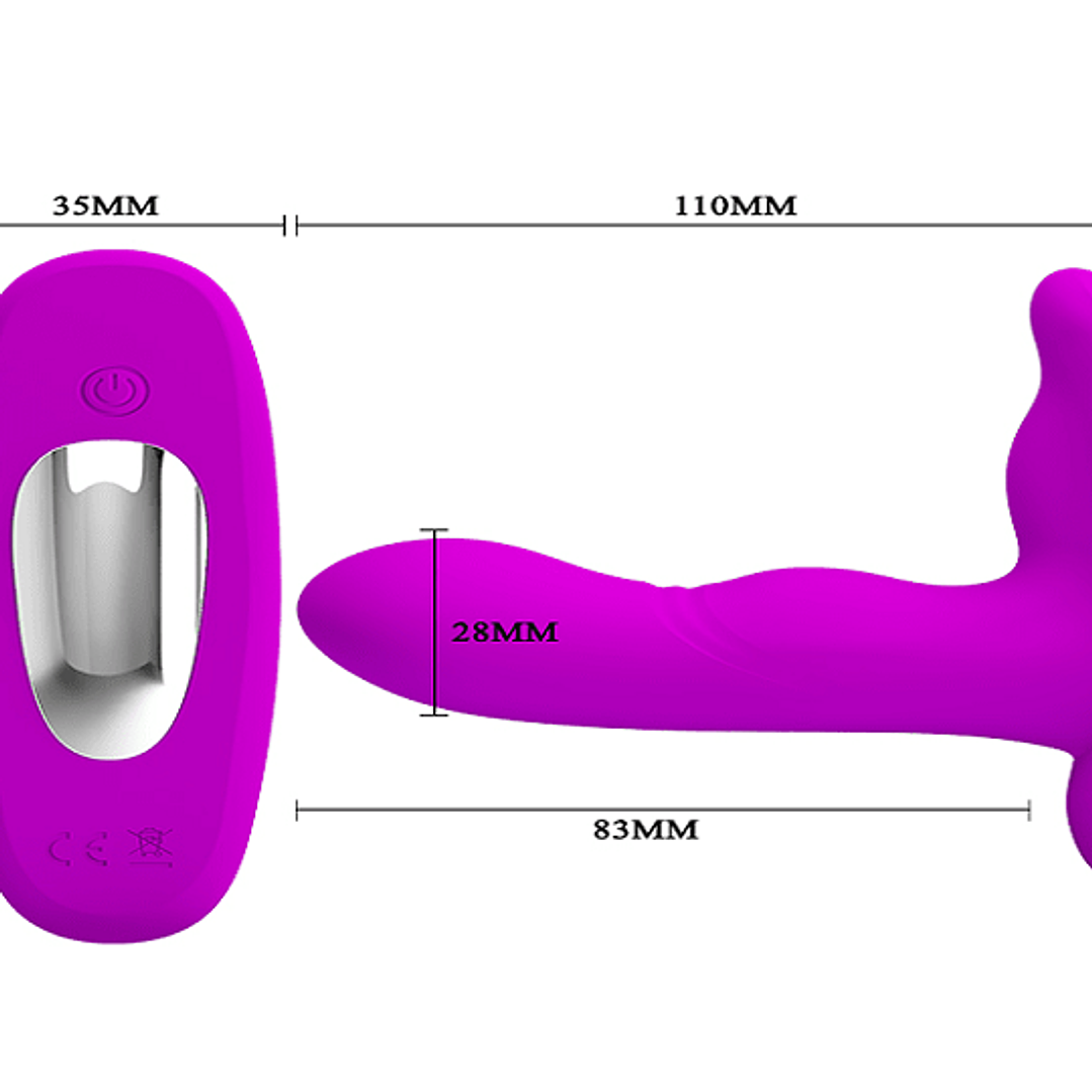 PLUG RECARCABLE LILA CON CONTROL 4
