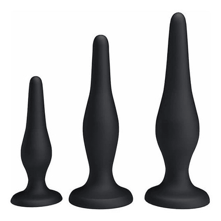 KIT ANAL NEGRO 3 PIEZAS 1