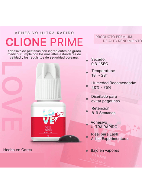 ADHESIVO LOVE CLIONE 