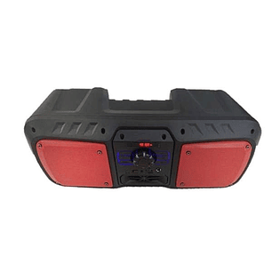 PARLANTE AUDIOPRO PORTATIL BT CON ENTRADA PARA MICROFONO/SD/USB/ RADIO FM. RED