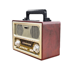 RADIO AUDIOPRO RETRO PORTATIL BT/ FM/USB/SD/ENTRADA AUX 3.5/ RECARGABLE.