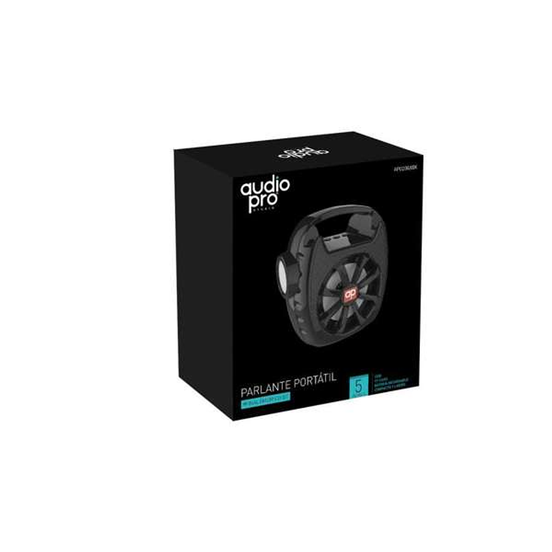 RADIO AUDIOPRO LINTERNA RECARGABLE FM USB SD. CON LINTERNA,WHITE 1