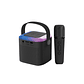 PARLANTE AUDIOPRO INALAMBRICO BT/PUERTO USB/SD 5W CON MICROFONO INALAMBRICO KARAOKE - BLACK - Miniatura 1