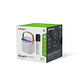 PARLANTE AUDIOPRO INALAMBRICO BT/PUERTO USB/SD 5W CON MICROFONO INALAMBRICO KARAOKE -WHITE - Miniatura 2