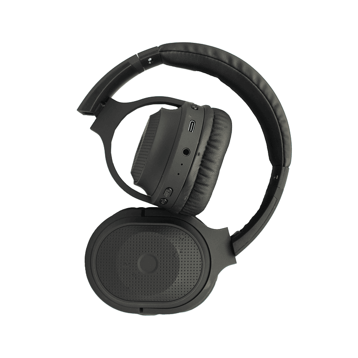 AUDIFONO TECNOLAB BT V5.3, BATERIA 200MAH, CONTROL TOUCH, RADIO FM, MICRO SD, CARGA TIPO C, 5-6H REPRODUCCION. BLACK 3