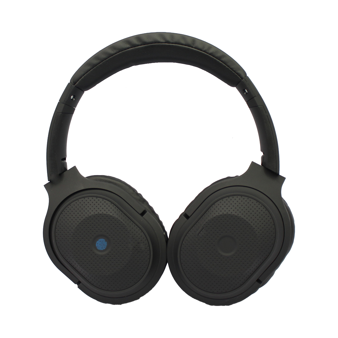 AUDIFONO TECNOLAB BT V5.3, BATERIA 200MAH, CONTROL TOUCH, RADIO FM, MICRO SD, CARGA TIPO C, 5-6H REPRODUCCION. BLACK 1