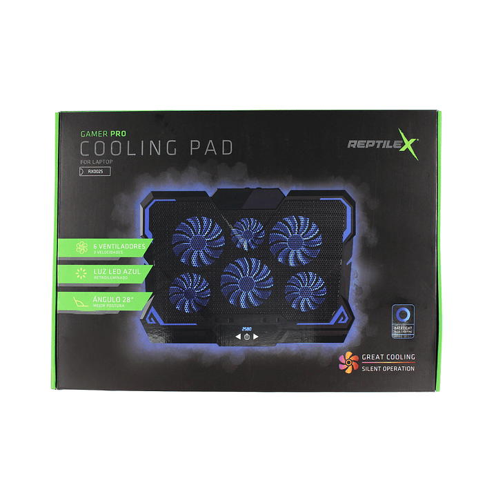 BASE VENTILACION REPTILE X PORTATIL CON 5 VENTILADORES 2