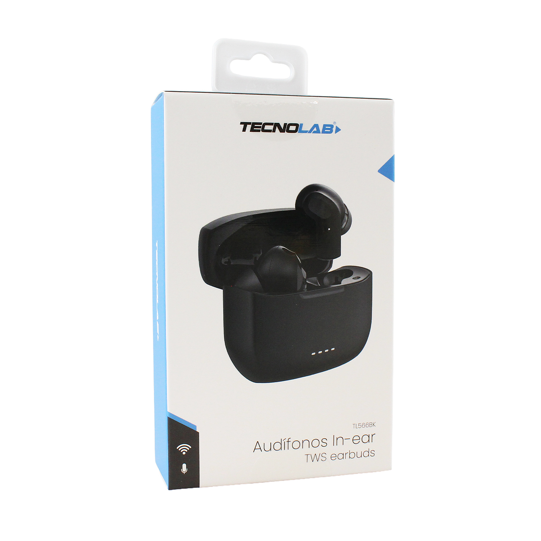 AUDIFONO TECNOLAB, FRECUENCIA DE RESPUESTA 20HZ-20KHZ, BATERIA DE 30MAH, BATERIA DE 200MAH (ESTUCHE). BLACK 2