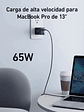 Cargador Anker GaN 65W – 3 Puertos USB-C | Potencia para Notebook y Smartphone - thumbnail 4