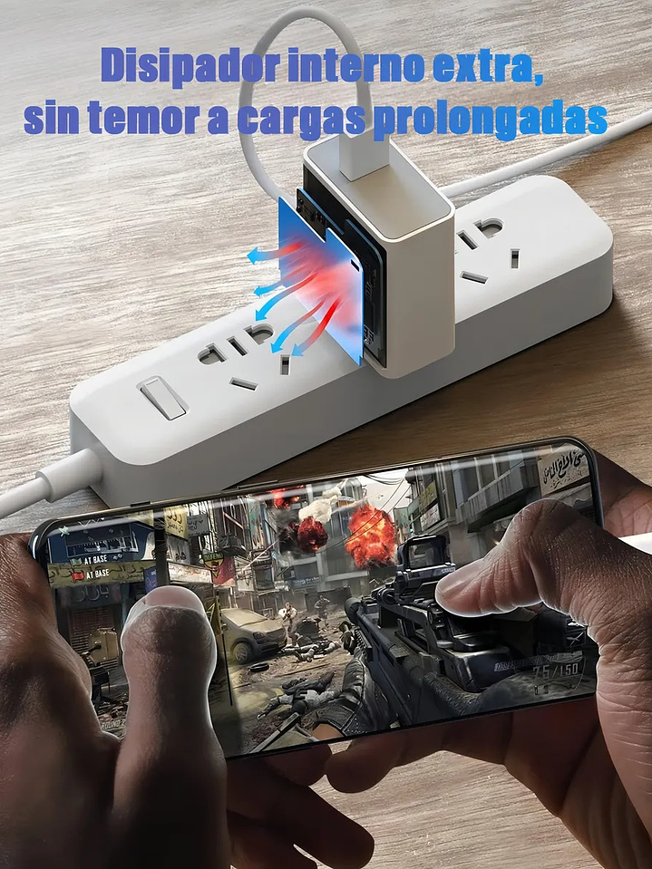 Cargador Xiaomi 120W USB-C Super Carga Rápida + Cable 6A 6