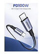 Cable Ugreen USB-C a USB-C 100W 1 m | Carga Rápida - thumbnail 3