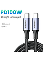 Cable Ugreen USB-C a USB-C 100W 1 m | Carga Rápida - thumbnail 2