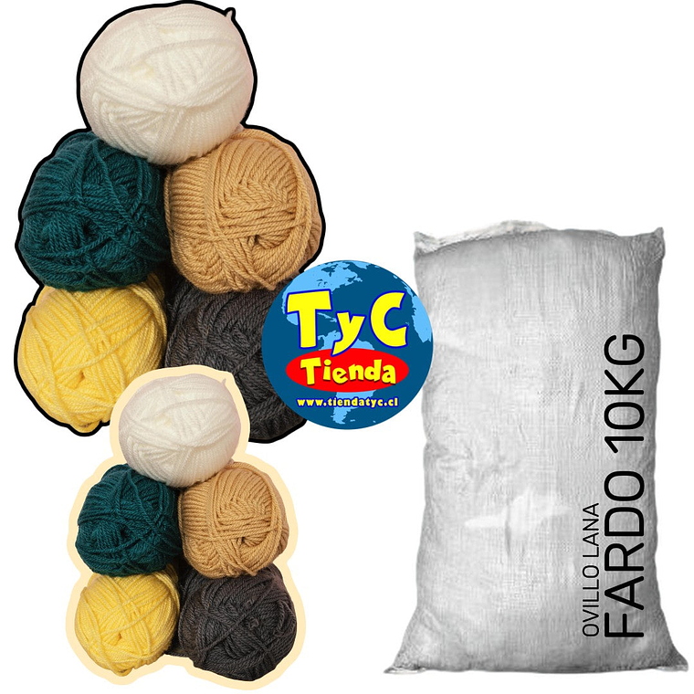 Fardo Ovillos Lana premium 10KG 1