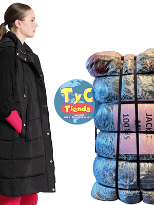 Fardo 45kg Parkas Largas Premium Mujer