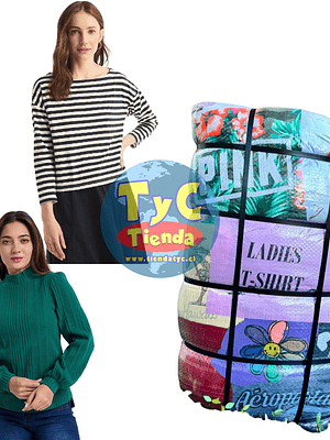 Fardo polera Manga Larga Mujer 20 kg Premium