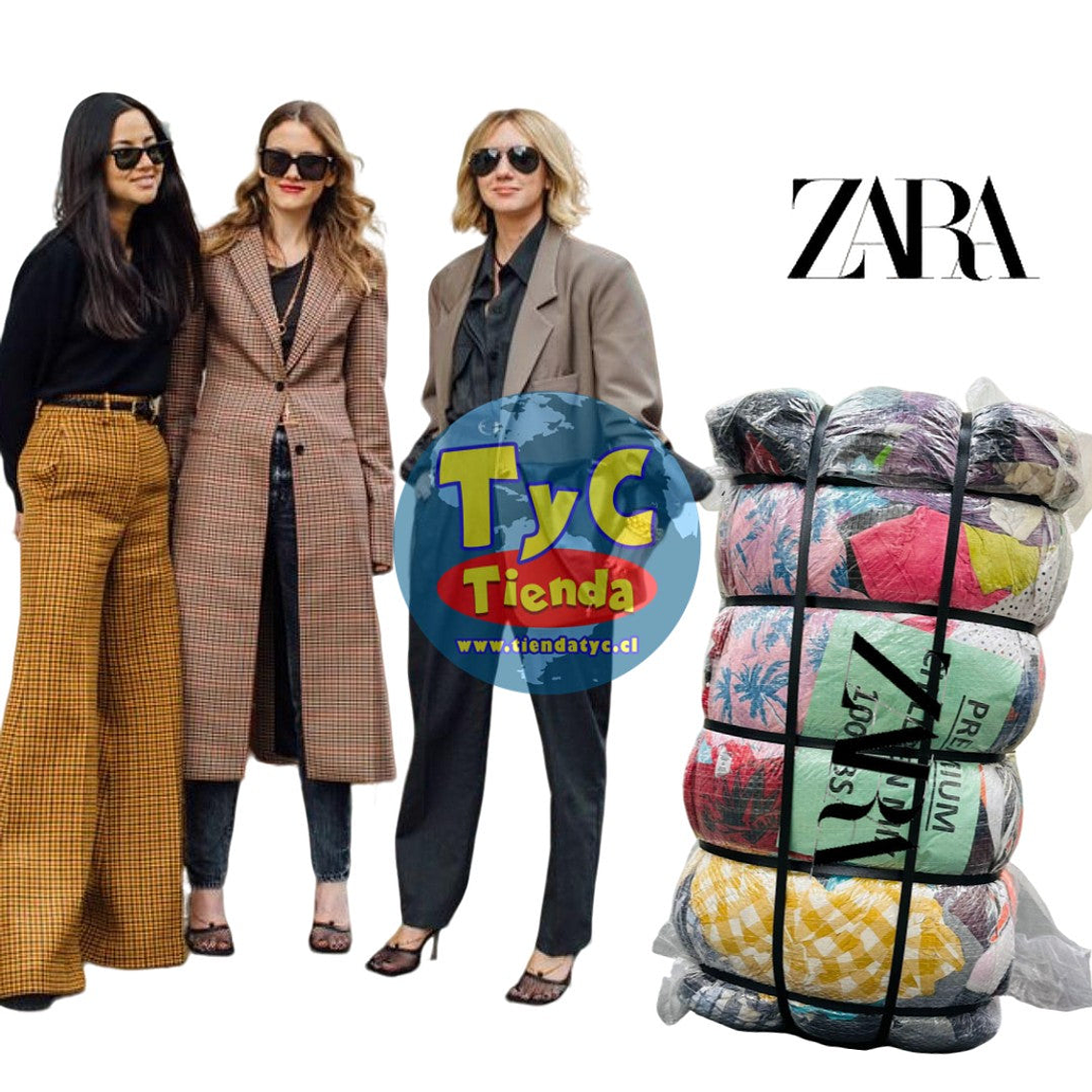 Fardo mix Ropa Zara 45kg 1