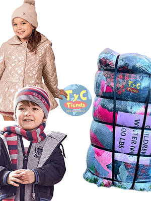 Fardo Ropa Invierno Niños Premium 45 KG
