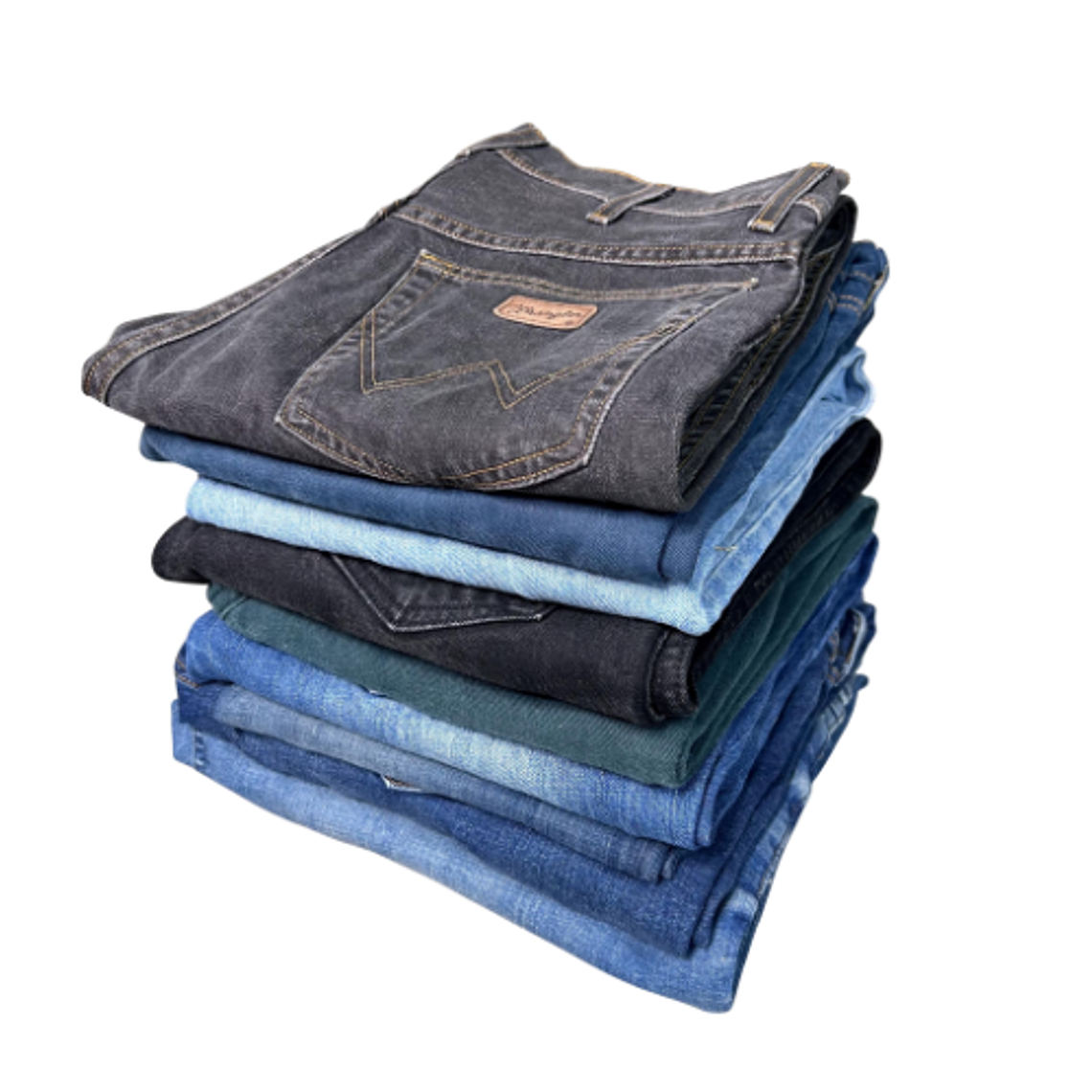 Fardos jeans mixtos premium 45kg 1