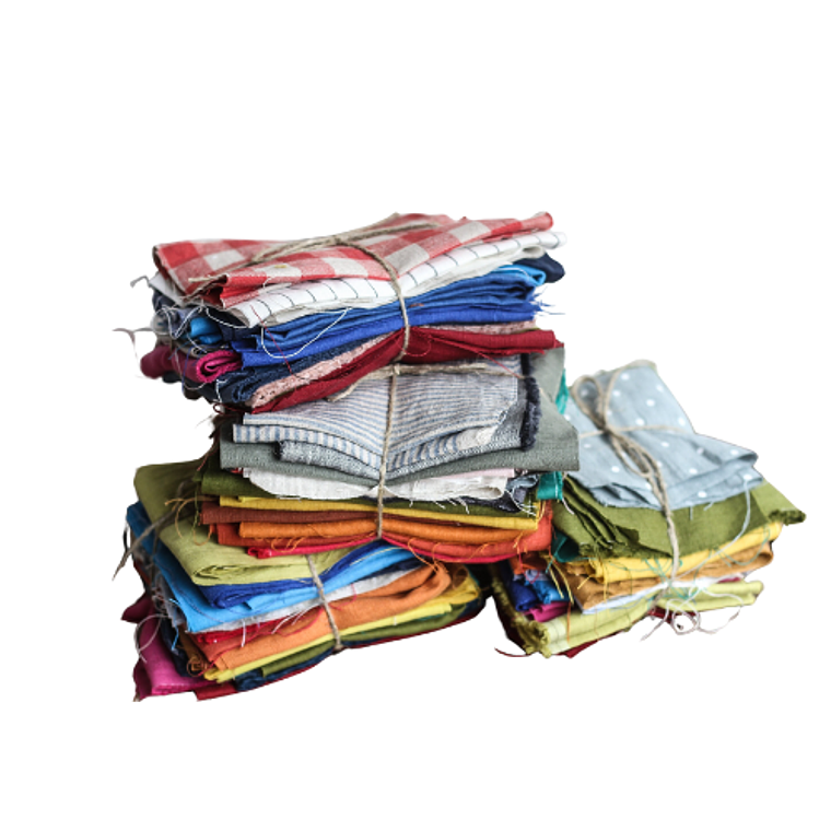 Fardos retazos de tela americanos 40kg 1