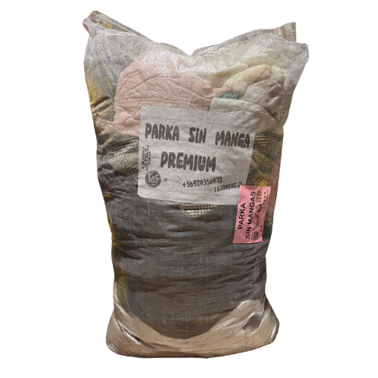 Fardo 15 KG Premium Parka Sin Mangas 1