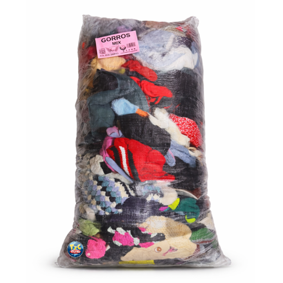 Fardo gorros de lanas 20kg 1