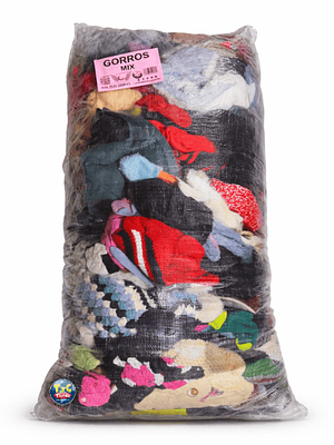 Fardo gorros de lanas 20kg