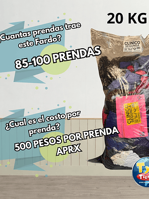 Fardos uniformes clinicos segunda calidad