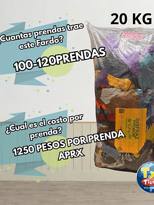 Fardo Disfraces Premium 20 kg