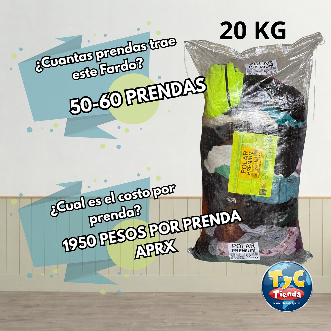 Fardo 20KG Polerones Polar Premium 2