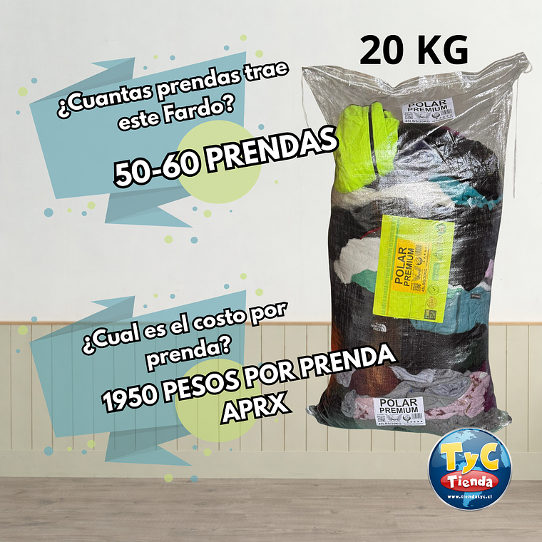 Fardo 20KG Polerones Polar Premium 2