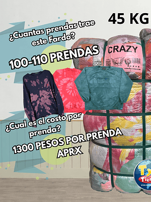 Fardo Polerones Crazy 45 kg 