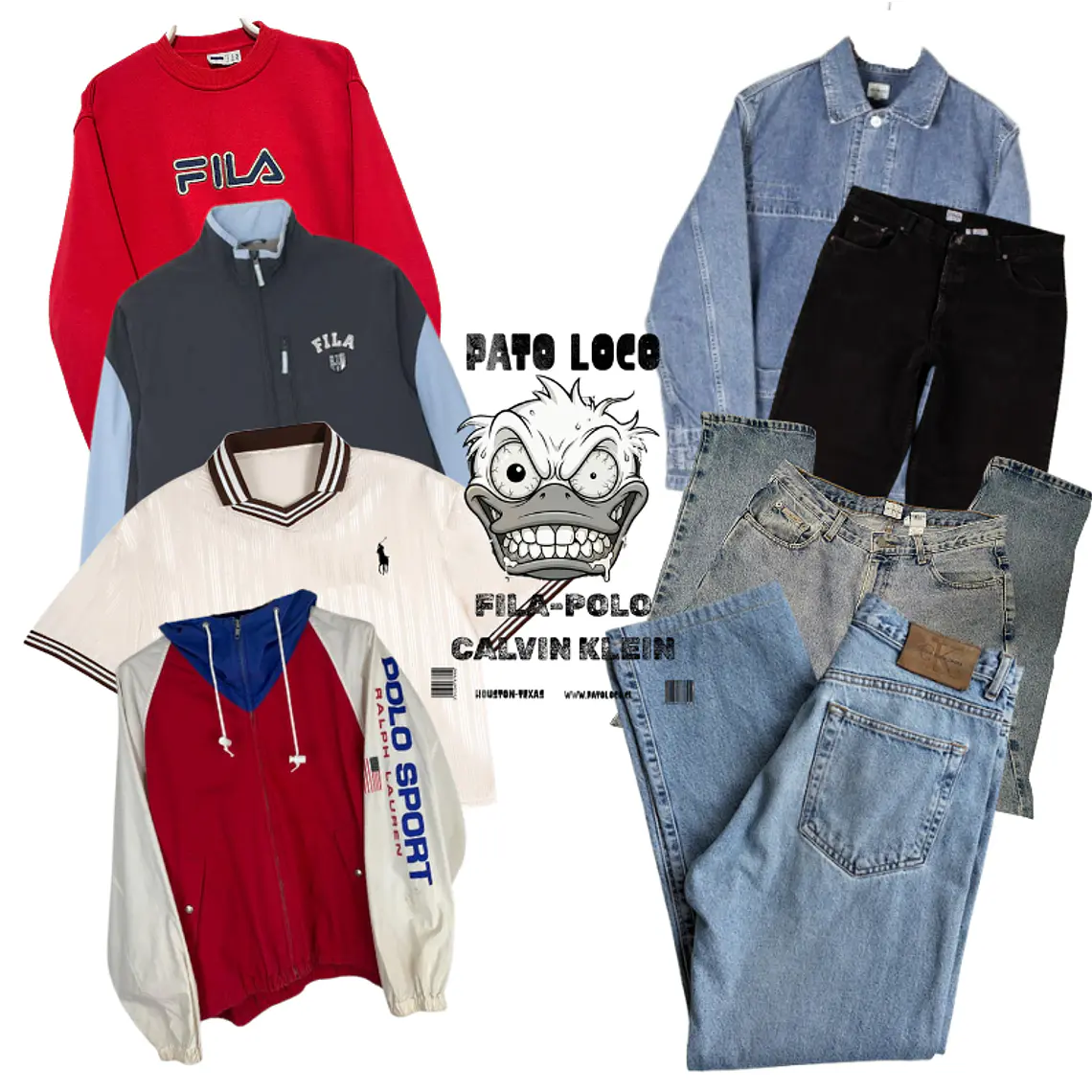 Fardo Marca Fila Polo Calvin Klein  2