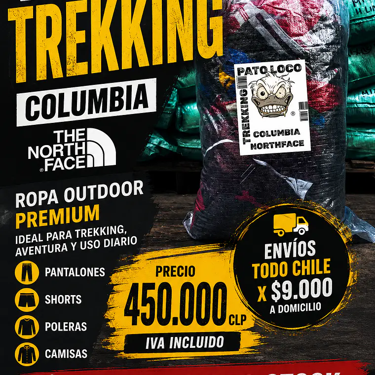 Fardo Trekking Columbia Northface 2