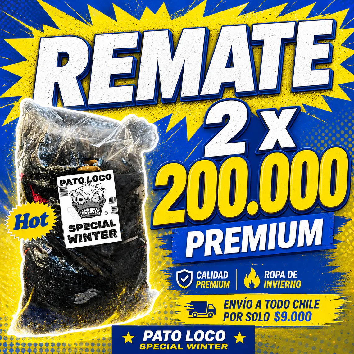 REMATE 2x 200.000 Fardos Surtidos Invierno Premium  1
