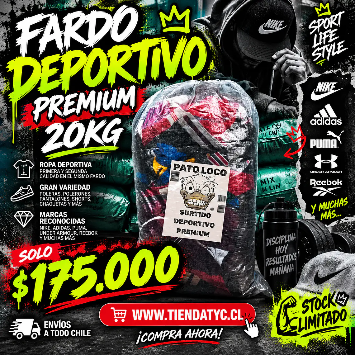 FARDO ROPA DEPORTIVA PREMIUM 20KG 1