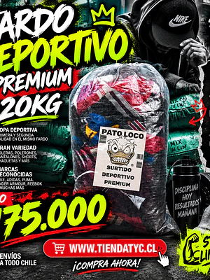 FARDO ROPA DEPORTIVA PREMIUM 20KG