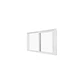 Ventana blanca PVC Línea americana, monorriel. - Miniatura 2