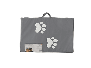 Colchoneta Para Mascota Pequeña Gris 60cm x 39cm x 5cm